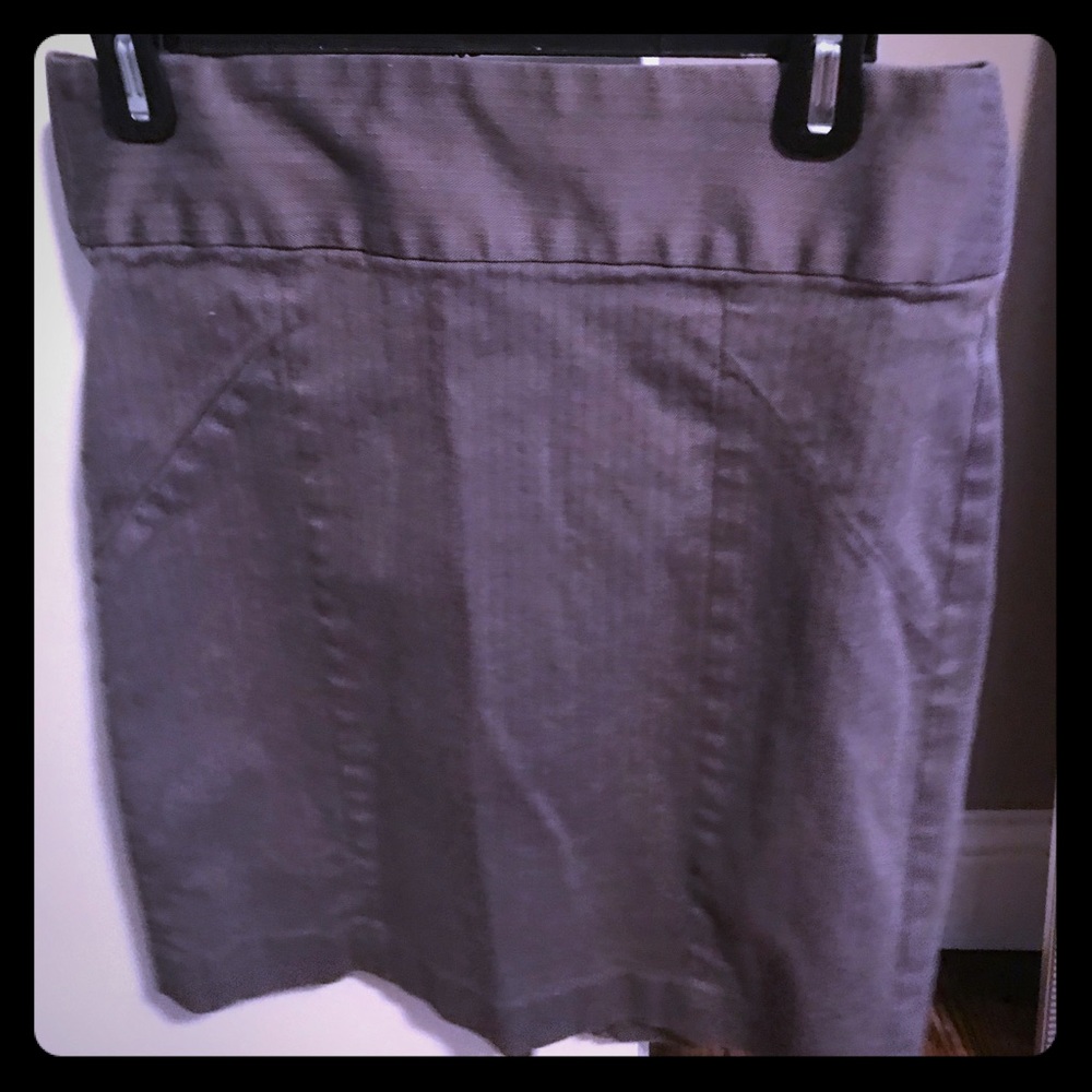 Charcoal dress skirt